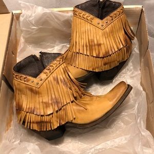 New! Old Gringo Fringe Ankle Booties